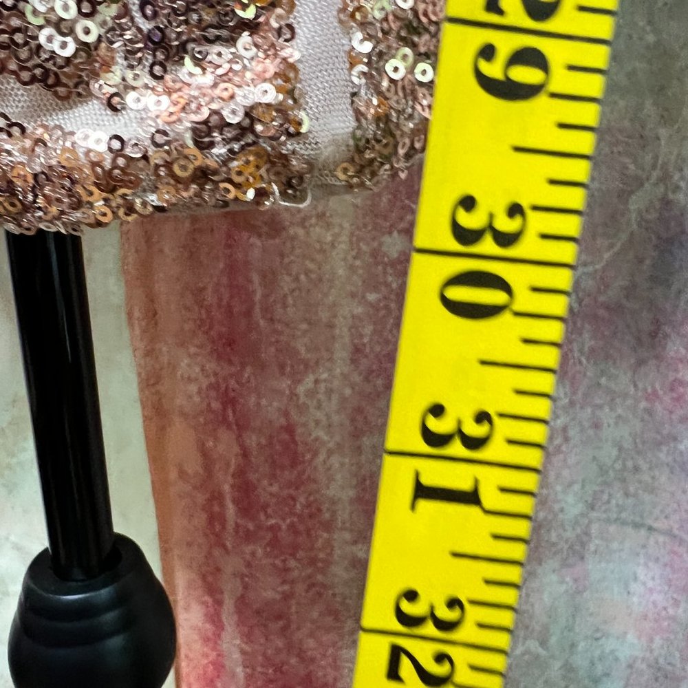 📌Xenia Boutique Rose Gold Mini Sequin Bodycon Formal - Ball - Prom Dress - Picture 8 of 16